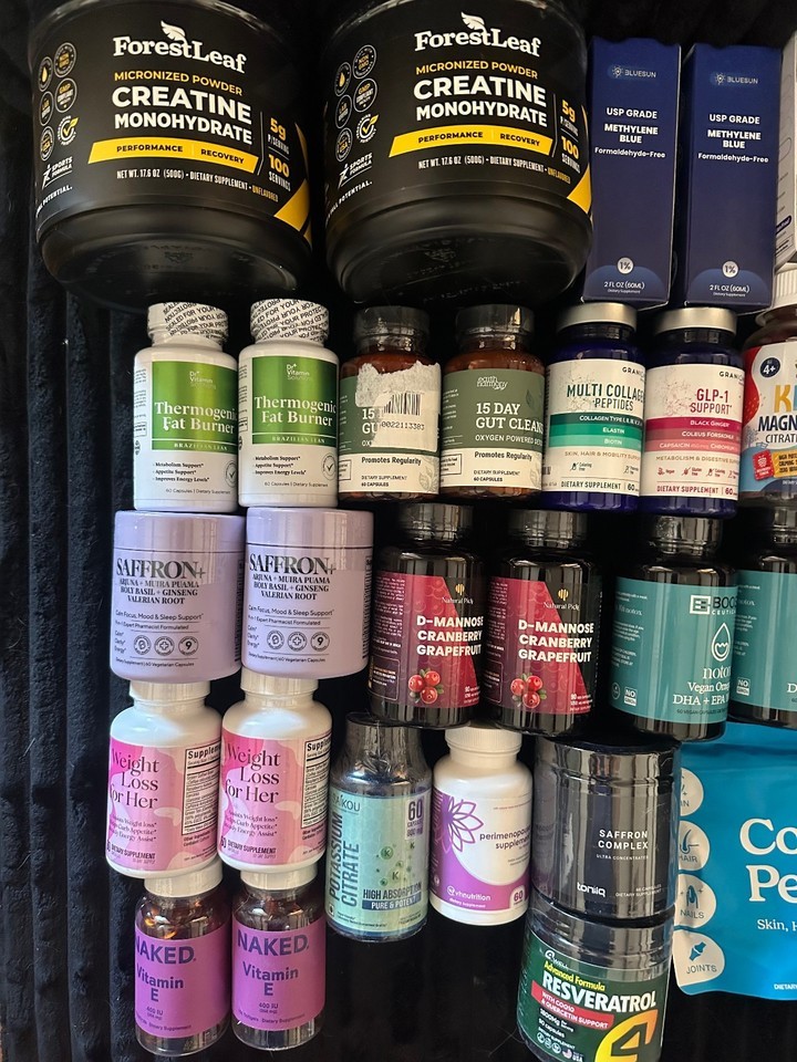 Huge Wholesale Lot Of 30 Vitamins & Supplements – exp 03/2027+- NEW/SEALED
