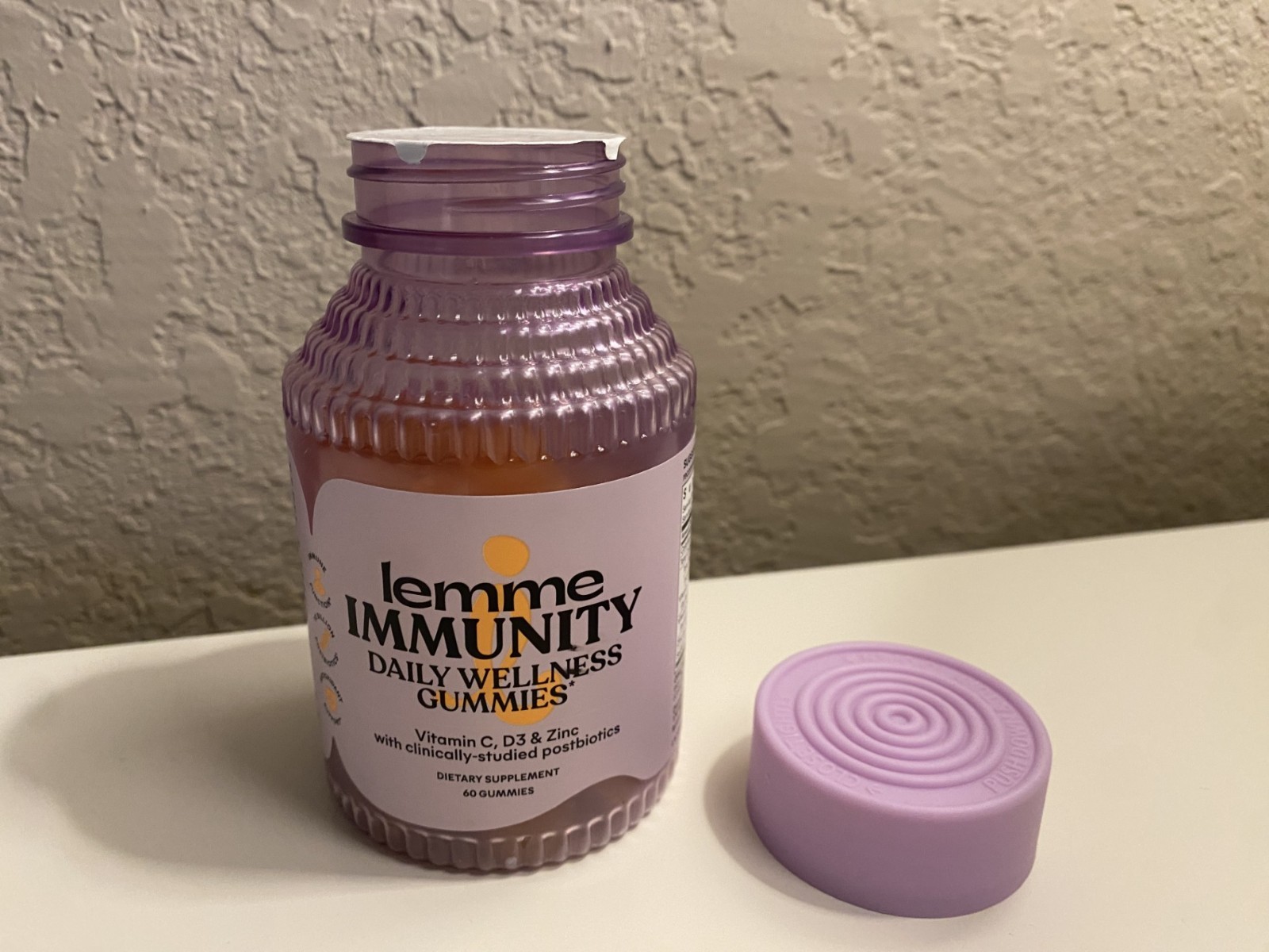 Lemme Immunity Daily Wellness Gummies 60 Total Gummies Expire 7/2027 NEW