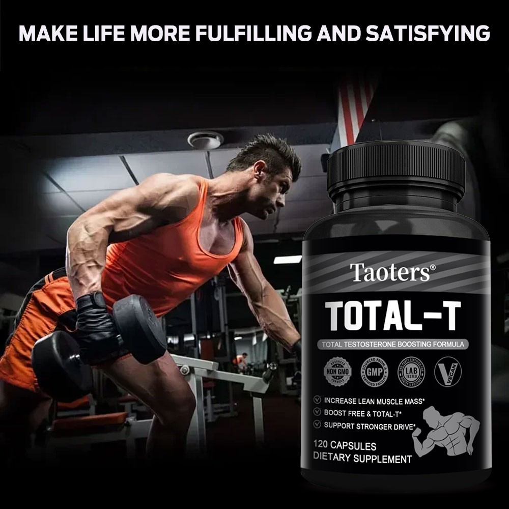 Total-T – Testosteron Booster, Muscle, Stamina, Performance-120 capsules