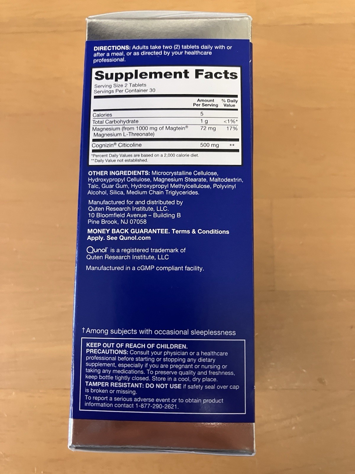 Qunol Extra Strength Brain Health Memory Plus Supplement 60 Tabs. *SHIPS FREE*