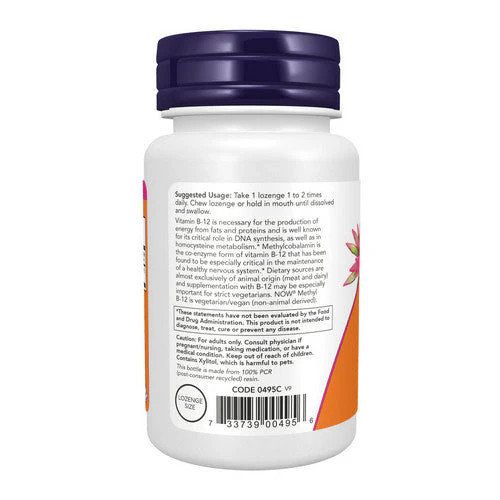 Now Foods, Methyl B-12, 1,000 Mcg, 100 Lozenges