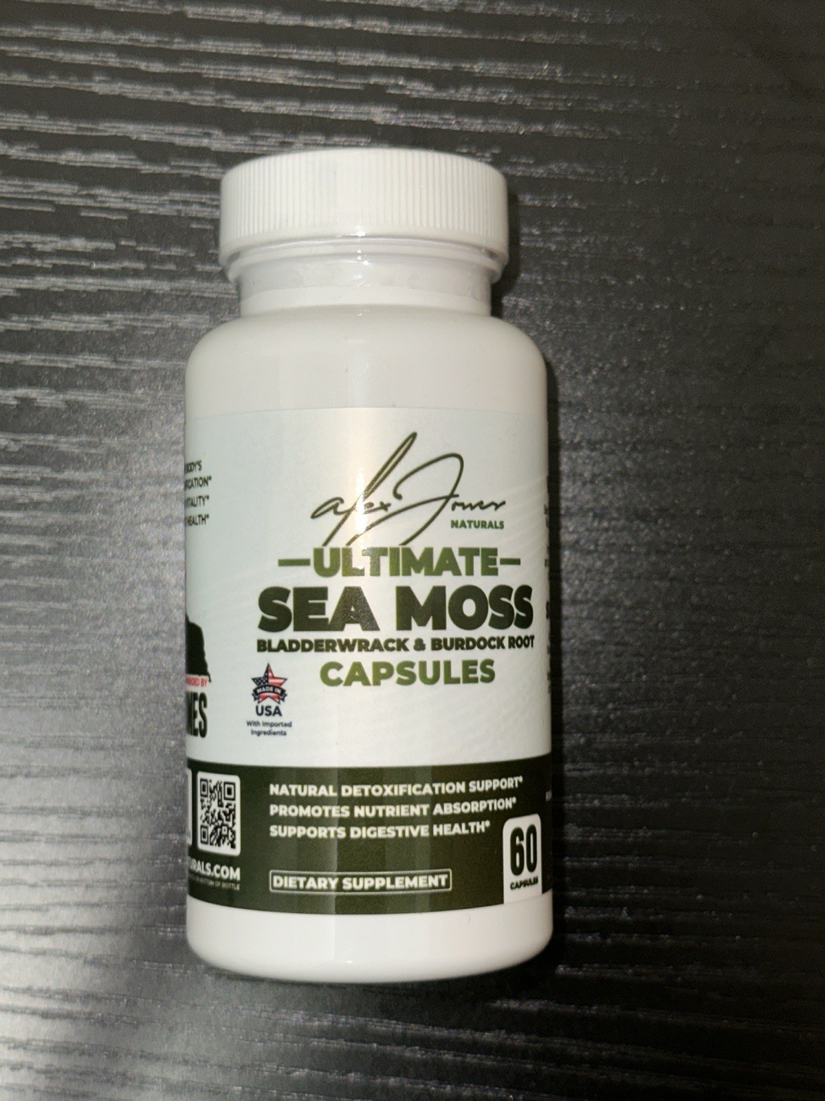 Ultimate Sea Moss Capsules With Bladderwrack & Burdock Root – 60 Count