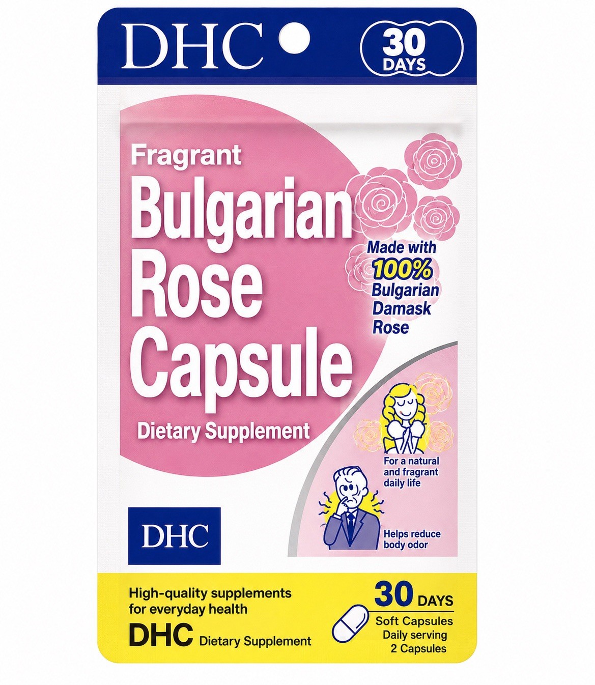 DHC Bulgarian Rose Supplement 30 Days Supply 60 Softgels