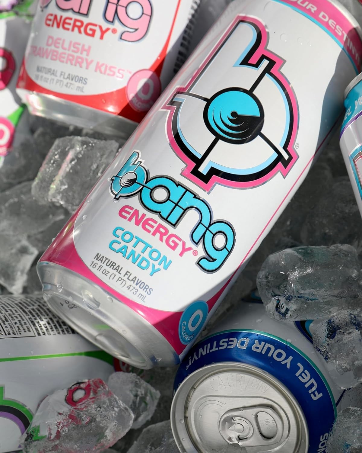 Bang Energy Cotton Candy, Sugar-Free Drink, 16 Ounce (Pack of 12) *