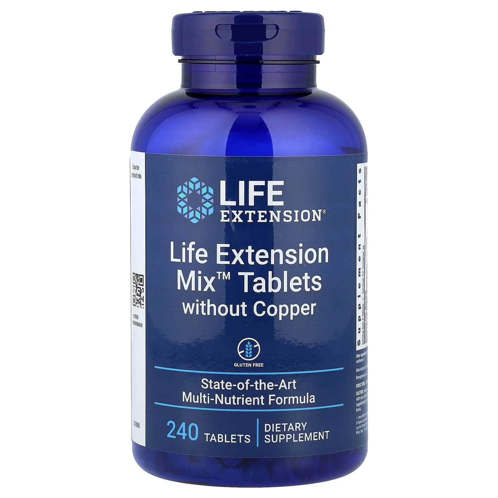 2 X Life Extension, Mix� Tablets Without Copper, 240 Tablets