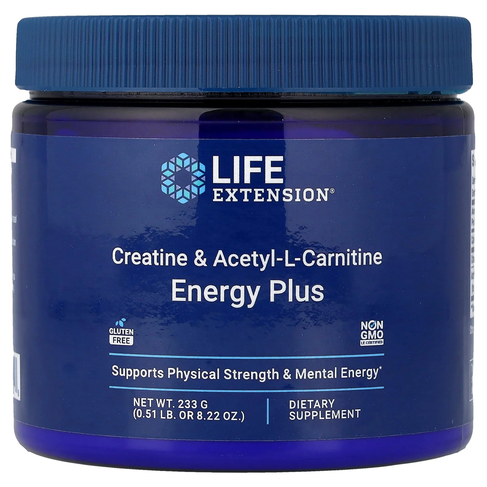 2 X Life Extension, Creatine & Acetyl-L-Carnitine, Energy Plus, 0.51 lb (233 g)