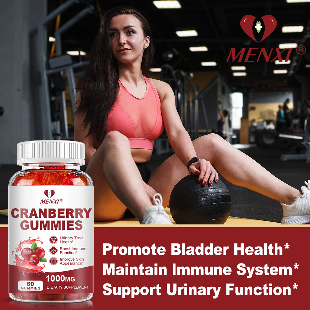 Cranberry Gummies 1000mg – UTI Cystitis, Supports Urinary System & Immune Health