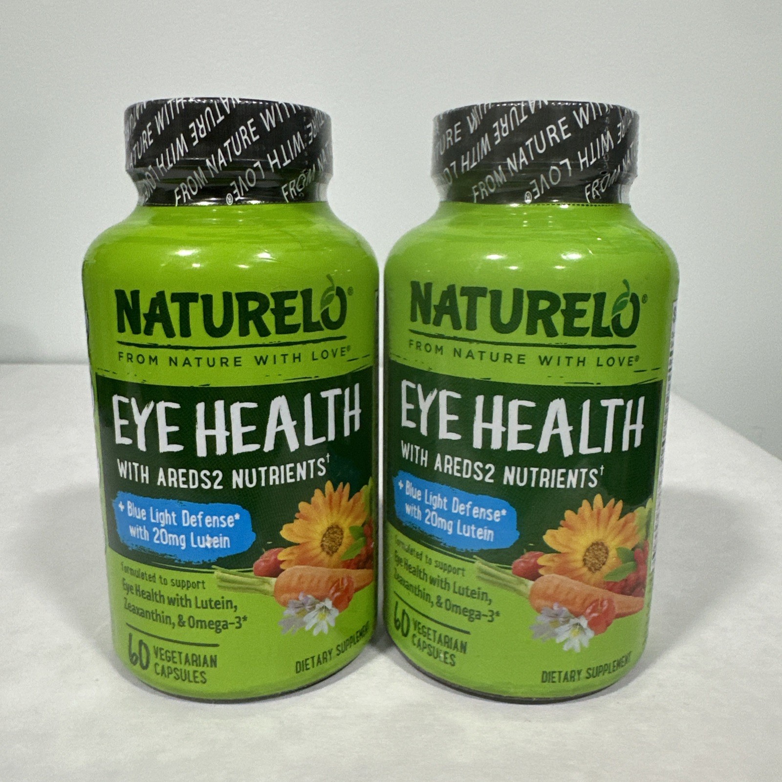 2 pack Naturelo Eye Health with AREDS 2 Formula 60c (120 Total), ext 5/2026