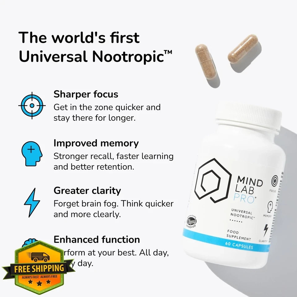 Mind Lab Pro Universal Nootropic Formula – High Quality 60 Capsules