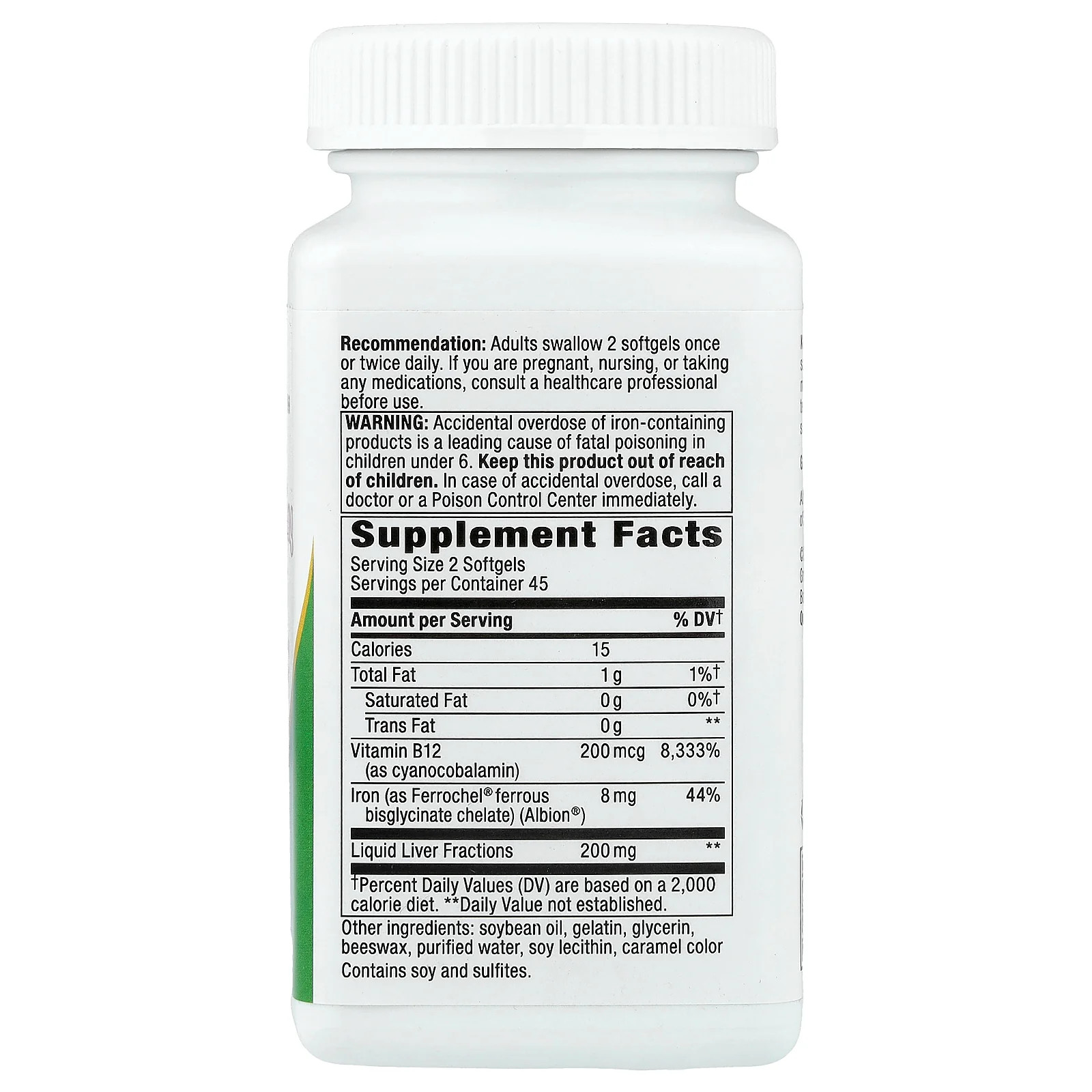 2 X Nature’s Way, Energizing Iron�, 90 Softgels