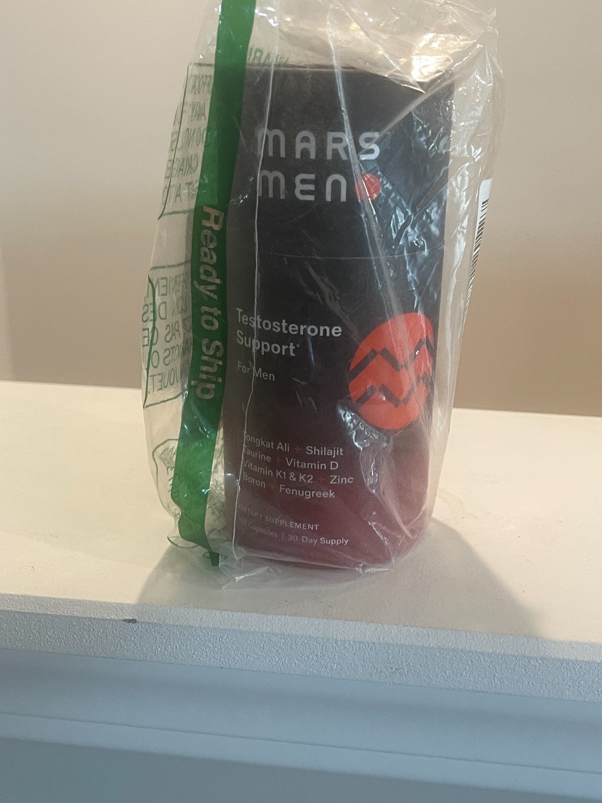 Mars Men Natural Test Support Booster Mens 150ct New Sealed 30 Day Supply