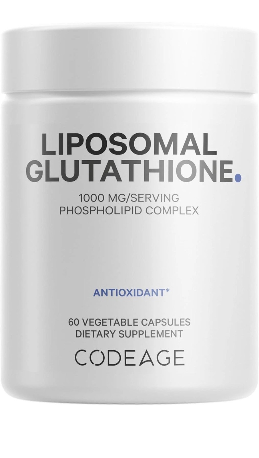 Codeage Liposomal Glutathione 1000 mg Supplement, High-Potency Reduced…