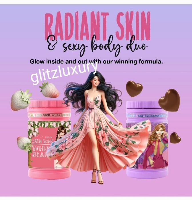 Satin skinz Whita Blanc 800g 3 free sachet. 5x more brightening 💯 AUTHENTIC