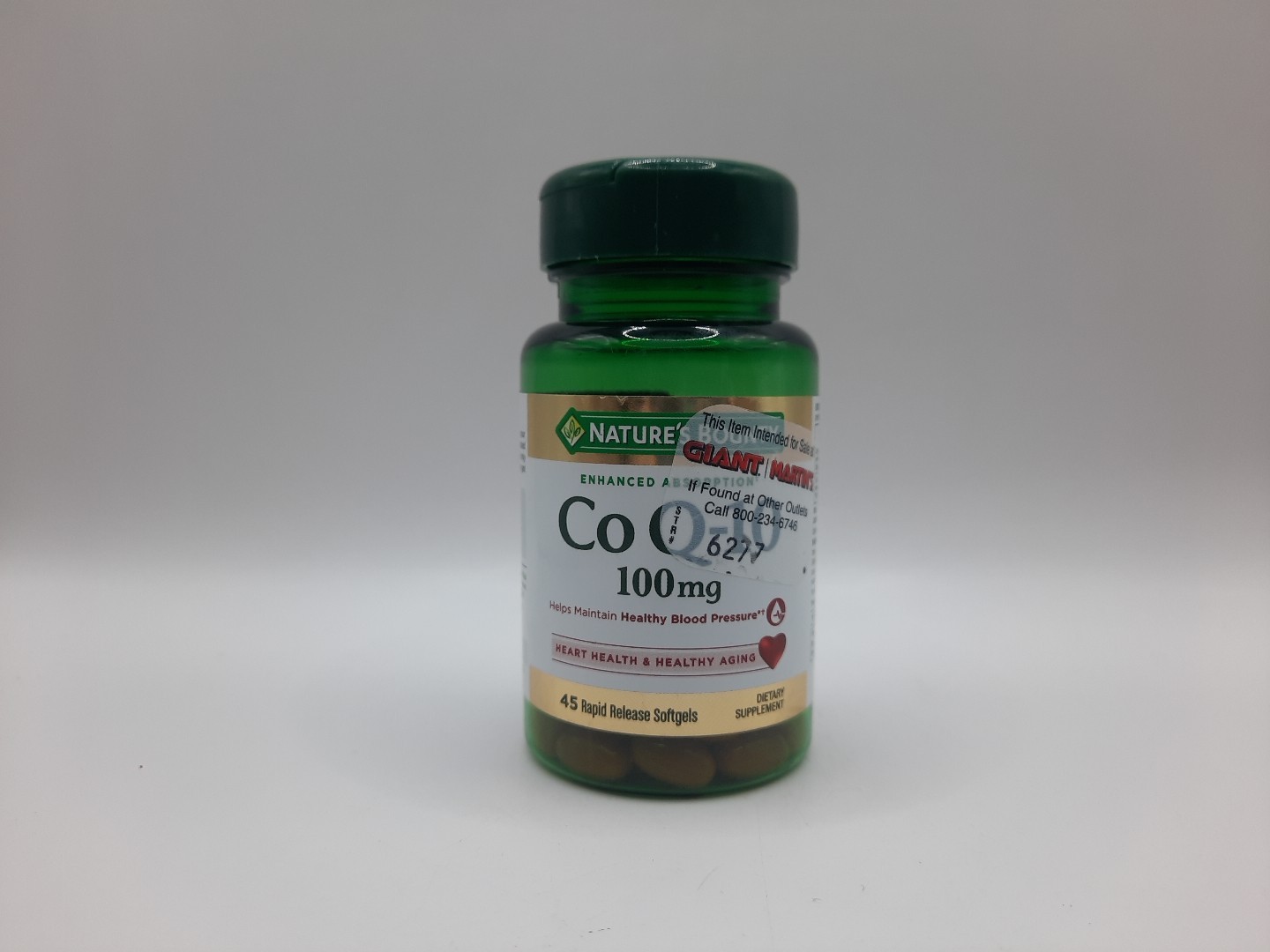 Nature’s Bounty CoQ10, Rapid Release Softgels 100 Mg, 45Ct Exp 5/2028