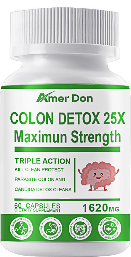 Parasite Cleanse DETOX Liver Colon Yeast Killer Pills All Natural detox candida