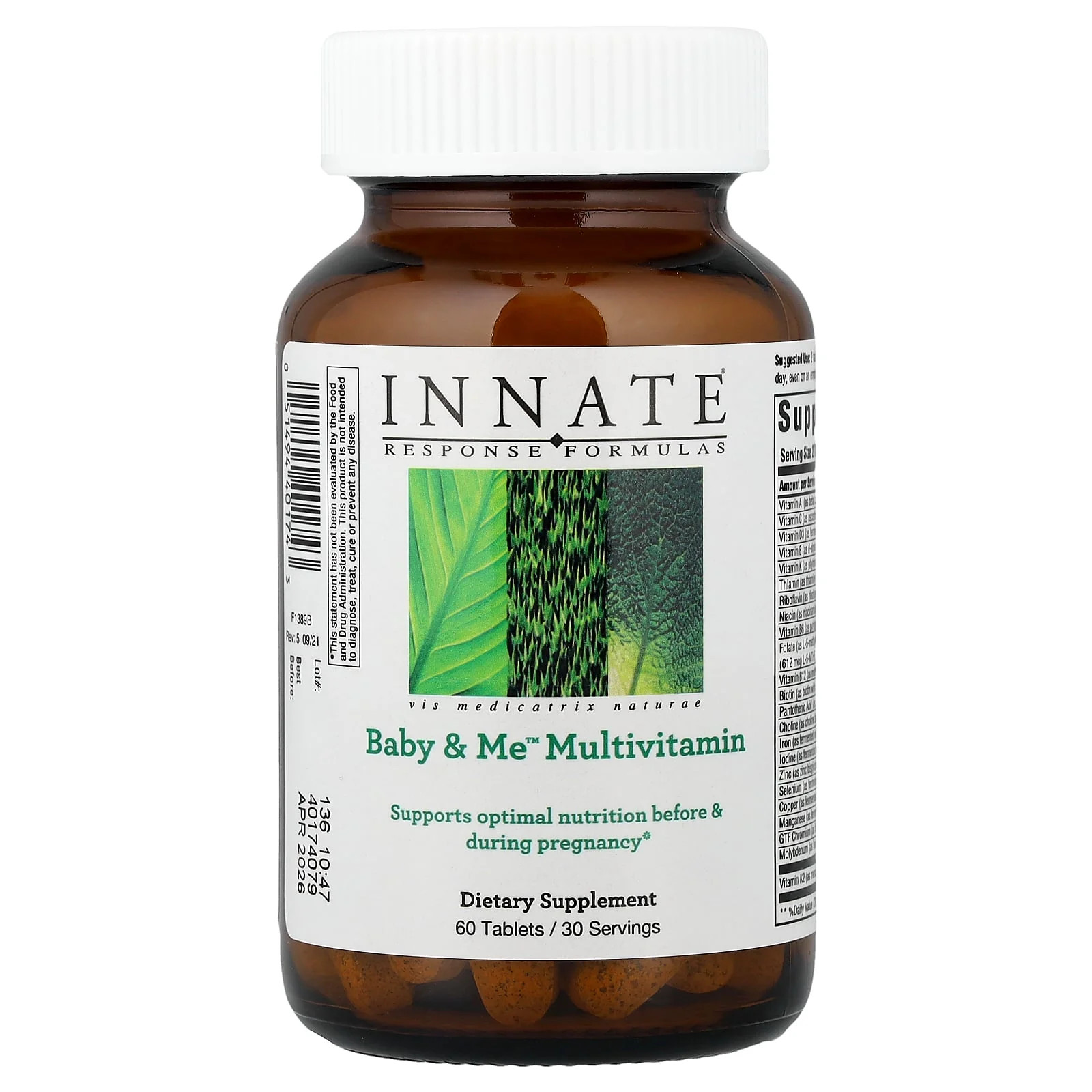 2 X Innate Response Formulas, Baby & Me� Multivitamin, 60 Tablets