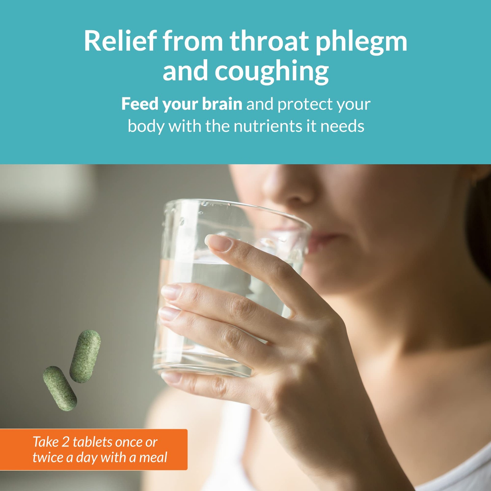 SANE MD Vitaae – Throat Phlegm, Coughing, and Brain 30 Count (Pack of 1)