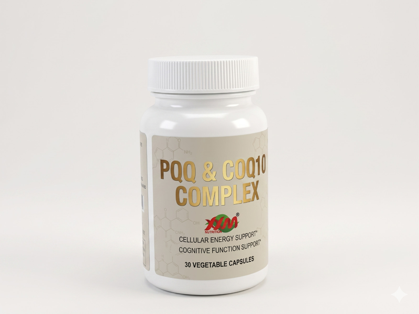 XXM Nutrition Ubiquinol CoQ10 (200 mg) with PQQ 20 mg – 30 vege capsules
