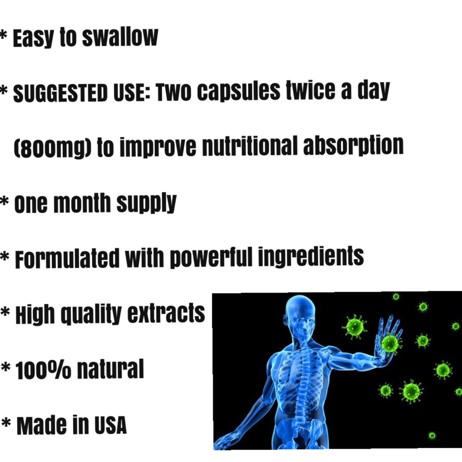MULTI VITAMINS AND MINERALS, 120 Capsules,Mineral Complex Natural Formula Inmune