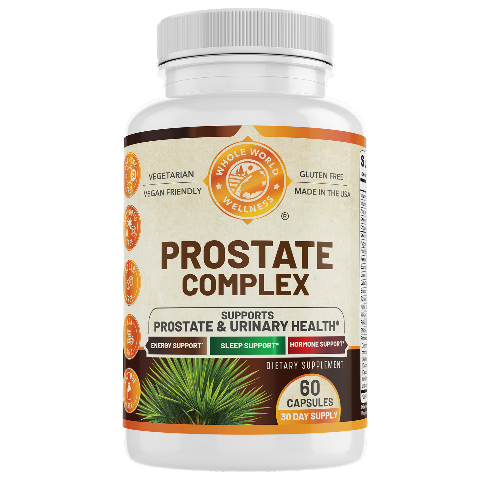 Advanced Prostate Complex. Prostate Support for Mens Urinary Health. USA Made.