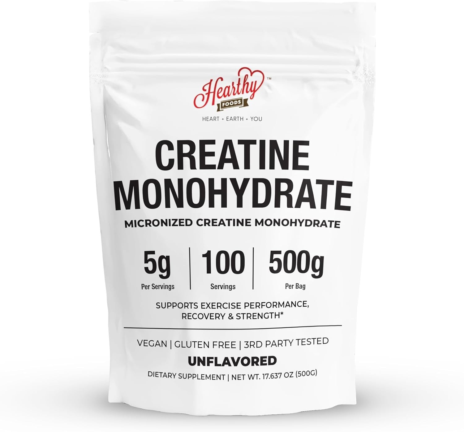 Pure Micronized Creatine Monohydrate Powder – 100 Servings for Muscle Growth …
