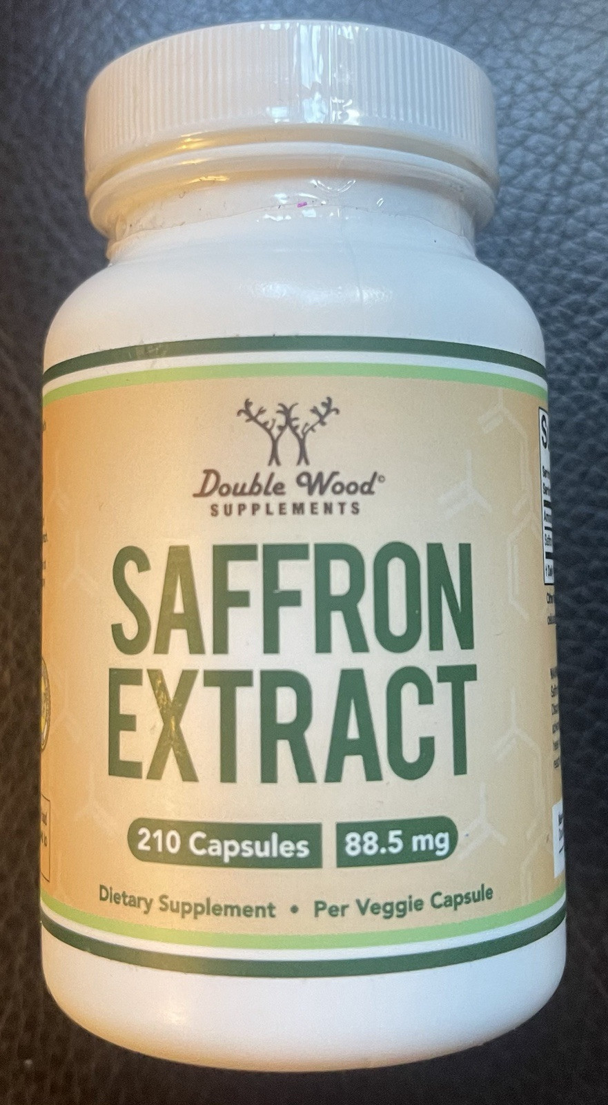 NEW Saffron Supplement Saffron Extract 210 ct. 88.5 mg capsules Exp. 07/2026