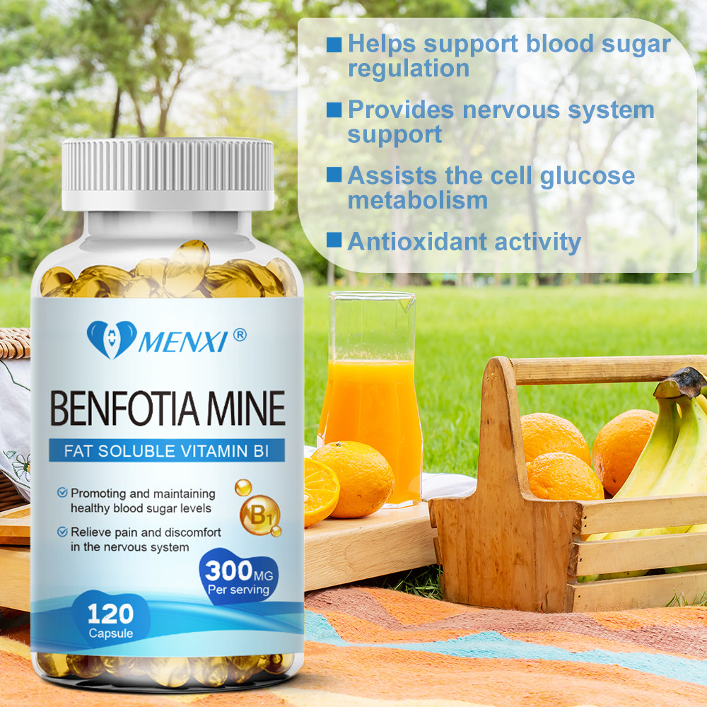 Benfotiamine 300mg Fat Soluble Vitamin B1 120 to 480 Vegetarian Capsules Non-GMO