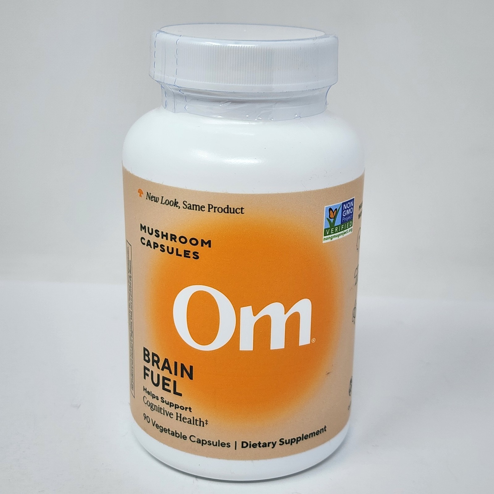 Om Mushroom Superfood Brain Fuel Mushroom Capsules, 90 Capsules Exp 09/2027