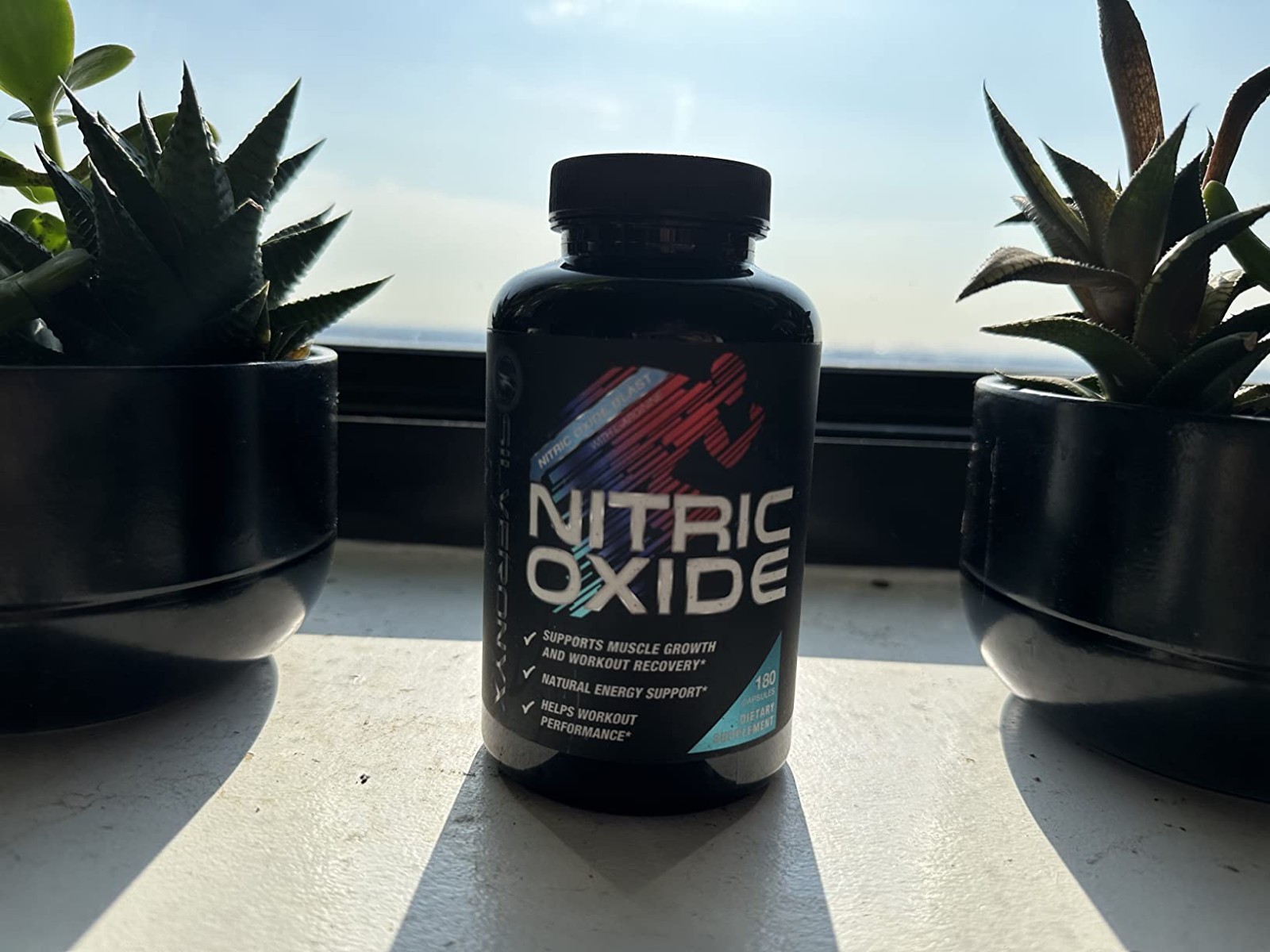 60 Capsules 3000mg Nitric Oxide Booster | L-Arginine AKG Citrulline Pre Workout