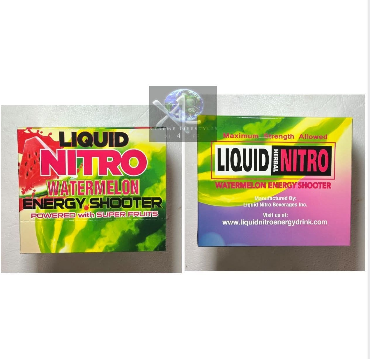 Liquid Nitro Watermelon Energy Shooter Drink for Endurance/Energy