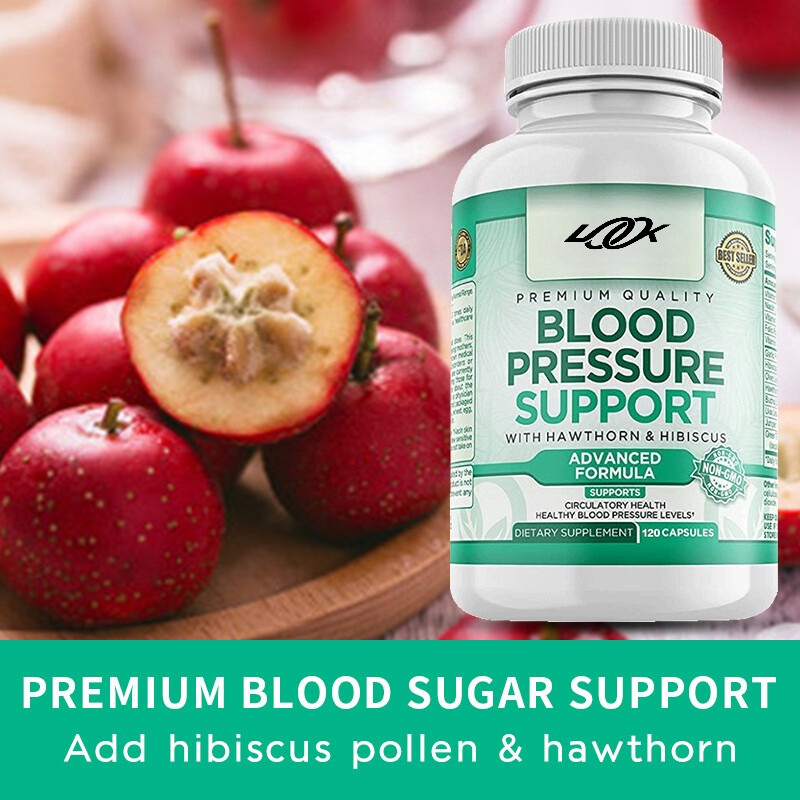 Premium Blood Pressure Support Supplement Support Heart Health 120 Capsules
