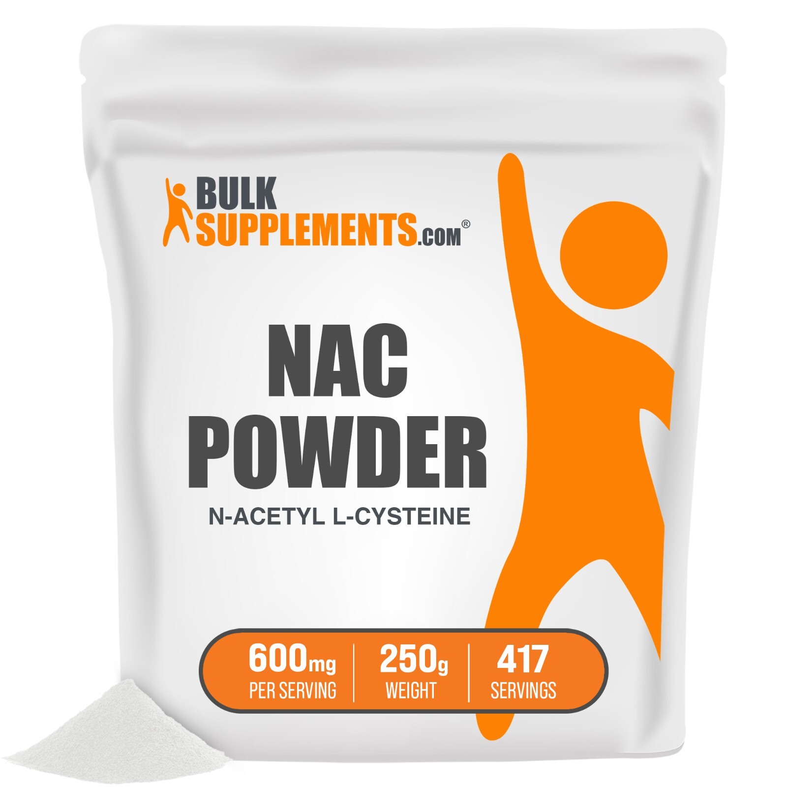 BulkSupplements N-Acetyl L-Cysteine (NAC) – NAC 600 mg – NAC Supplements