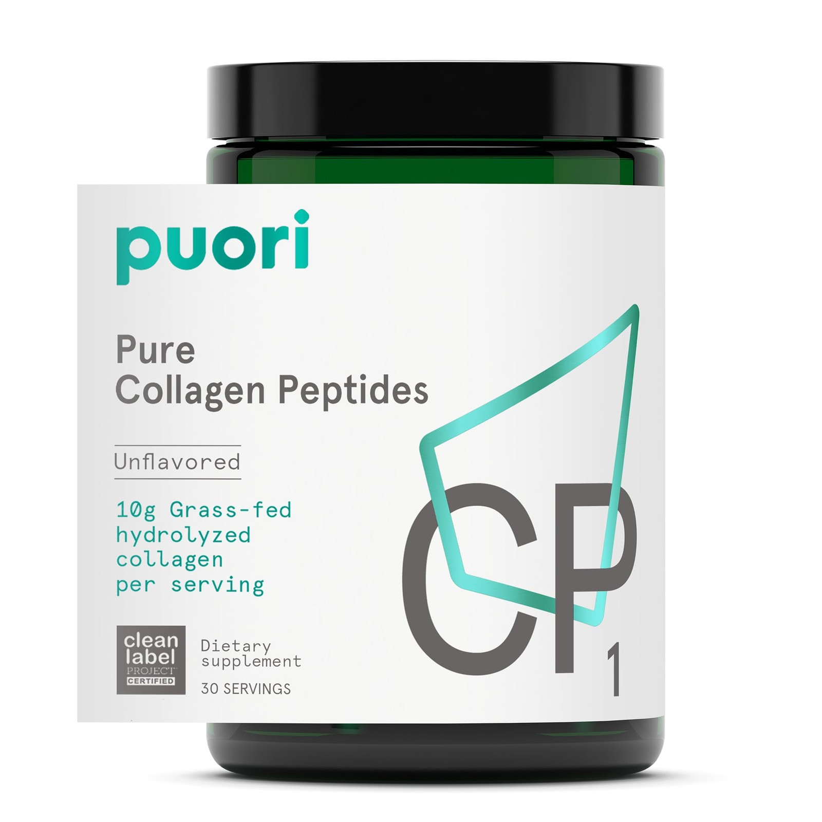 Puori Pure Collagen Peptides Powder, Unflavored – 10g 10.6 Ounce (Pack of 1)