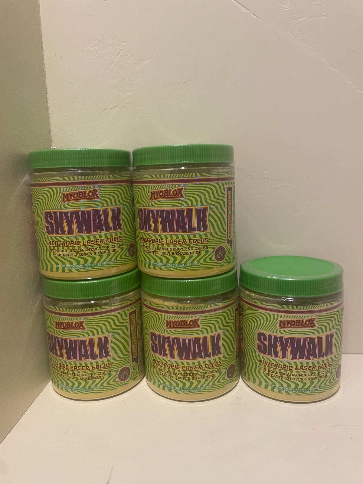 myoblox skywalk 40 servings euphoric nootropic gorilla juice