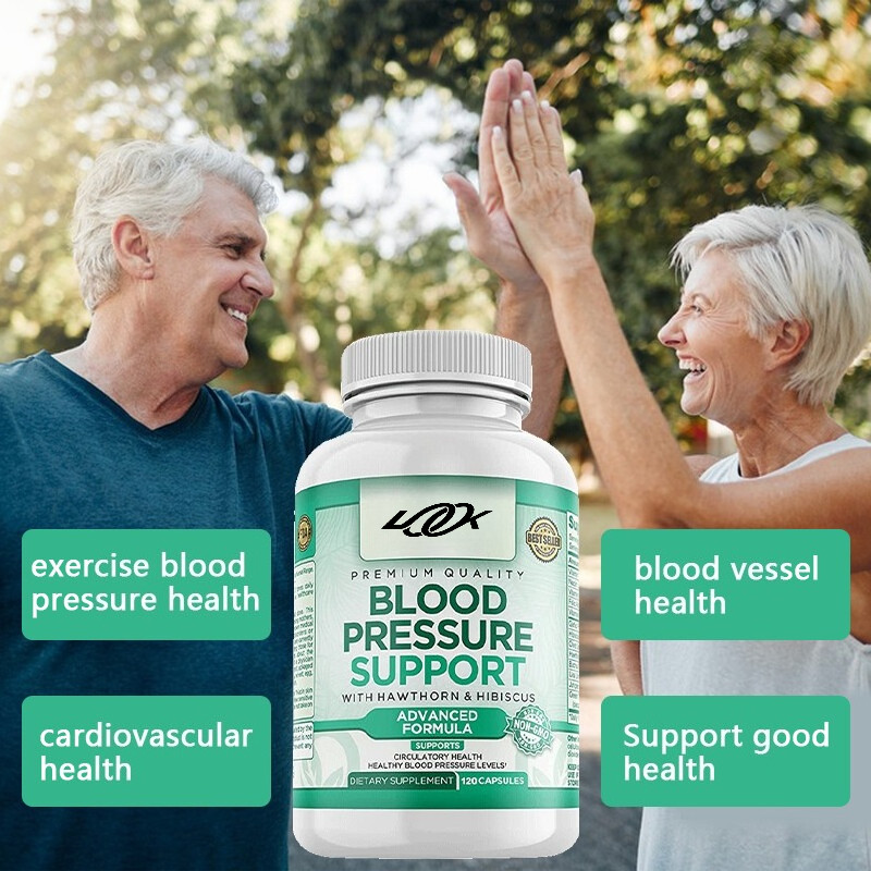 Premium Blood Pressure Support Supplement Support Heart Health 120 Capsules