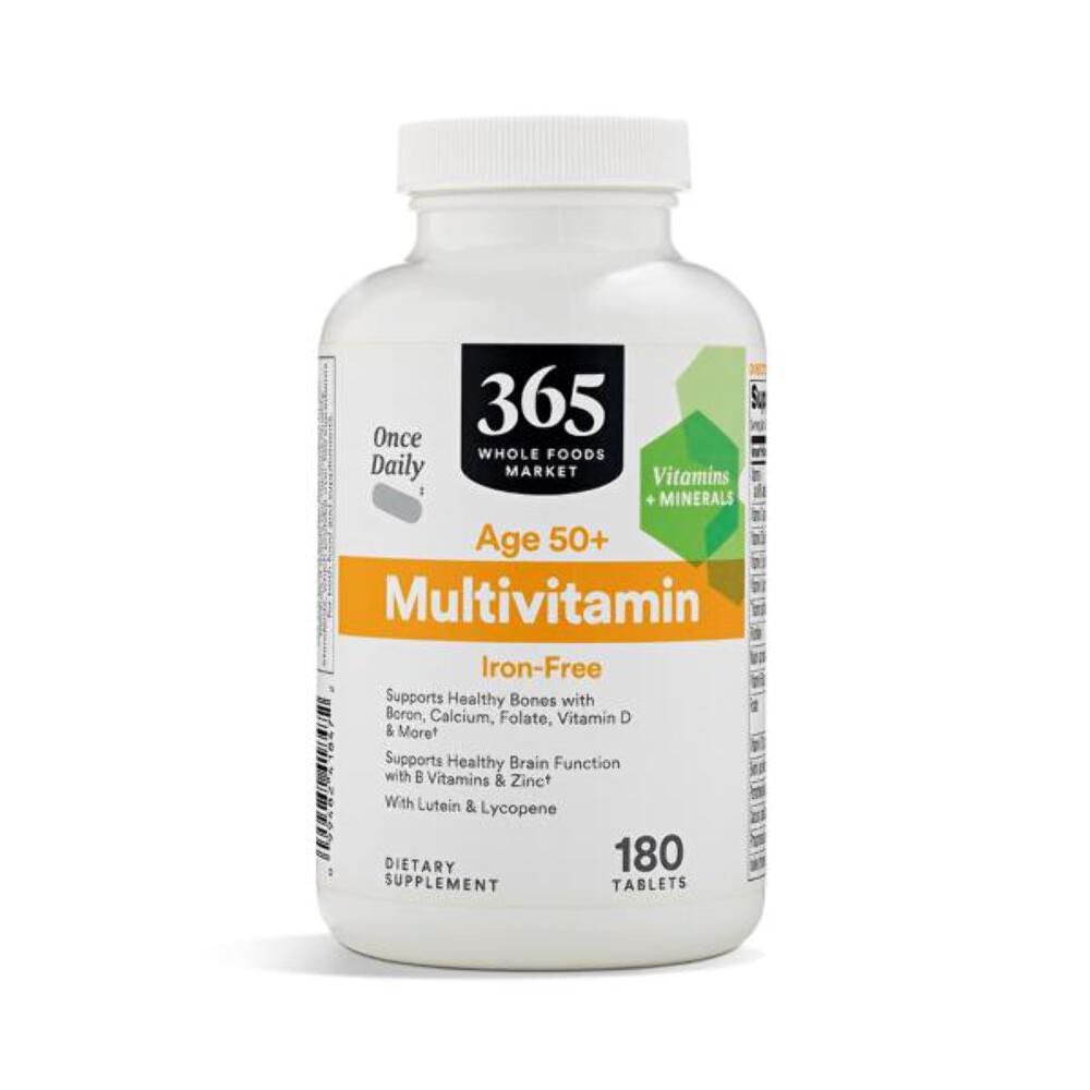 365 by Whole Foods Market, Mature Adult Once Daily Multi, 180 Count 8/27