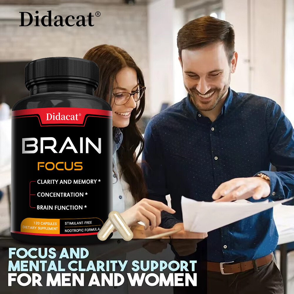 Brain Health Capsules Enhance Brain Function Improve Memory Attention 120 Caps