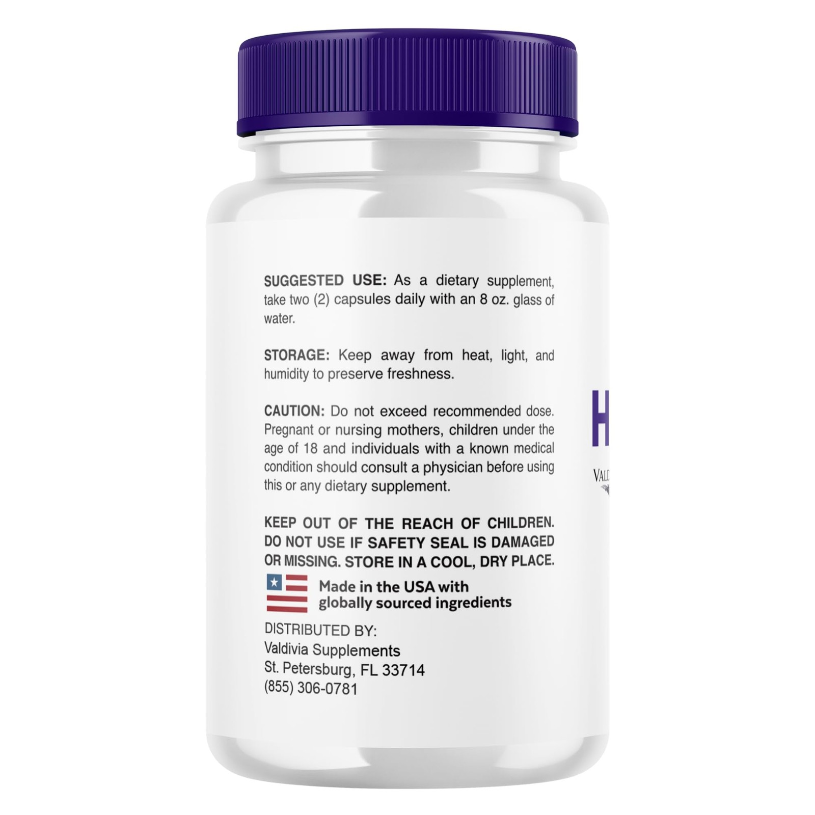 HepaBoost Liver Health Support Supplement Capsules Detox 1 Pack 60Ct