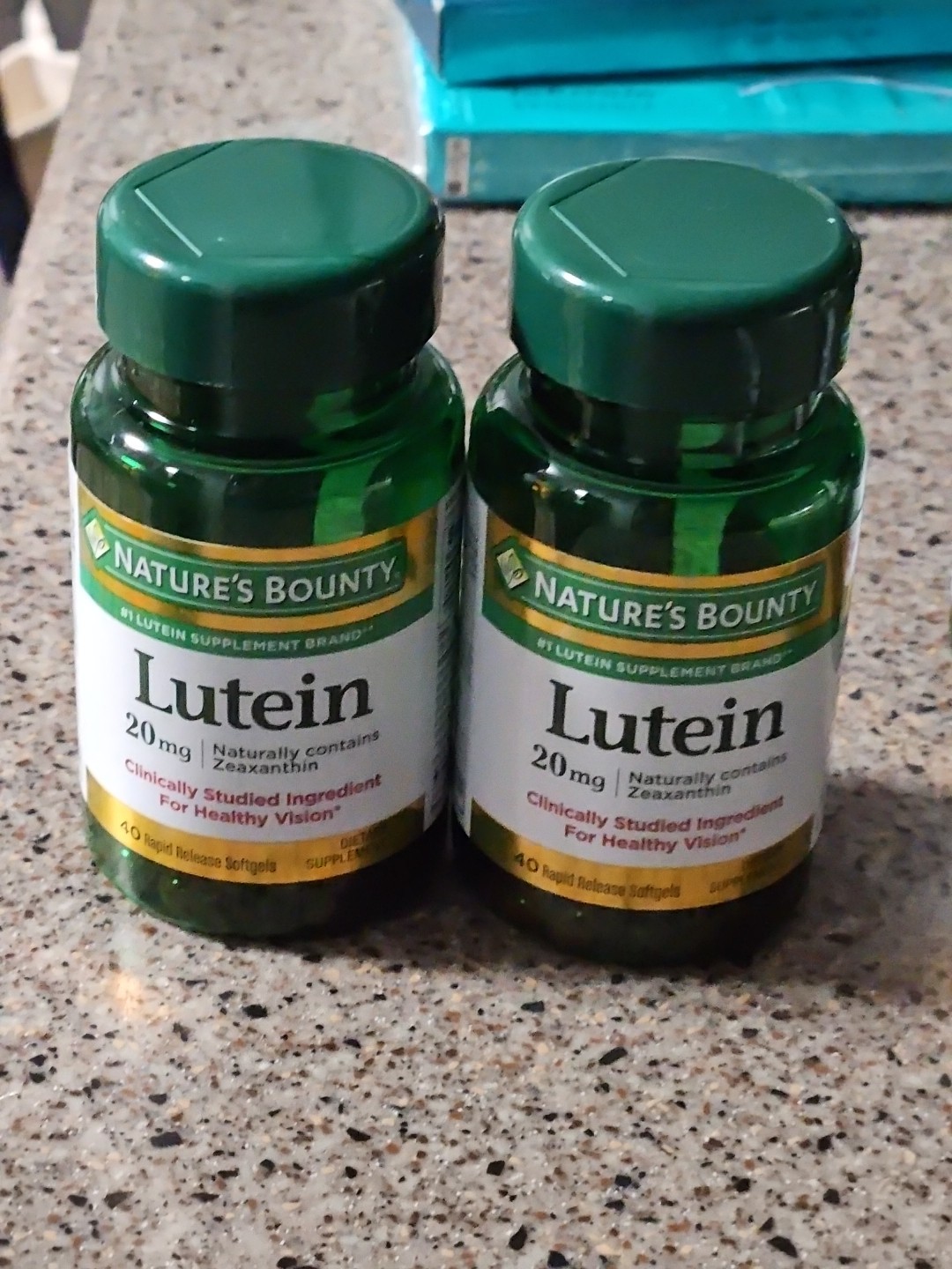 2X 40mg Softgels Size 30ct Nature Bounty Lutein 40 Mg Softgels 30ct Exp 5/2026