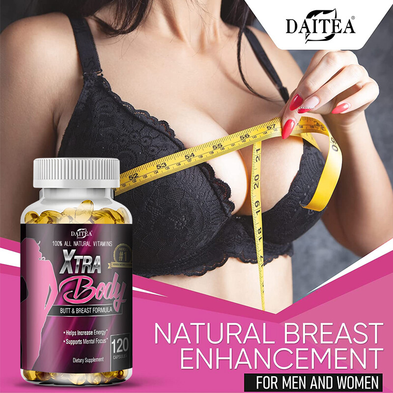Natural Breast Enlargement Growth Larger Hips Lift Butt Supplement 120 Capsules