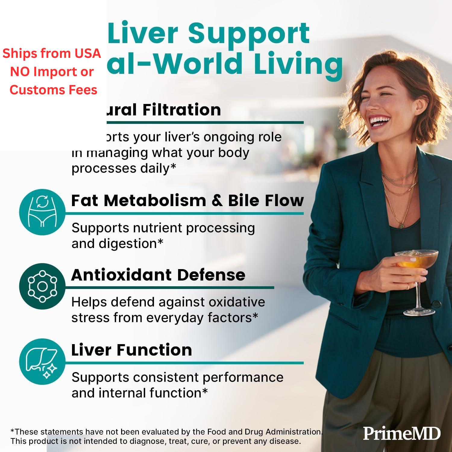 32-in-1 Liver Support with Milk Thistle Supplement – 90 Count (Pack of 1)