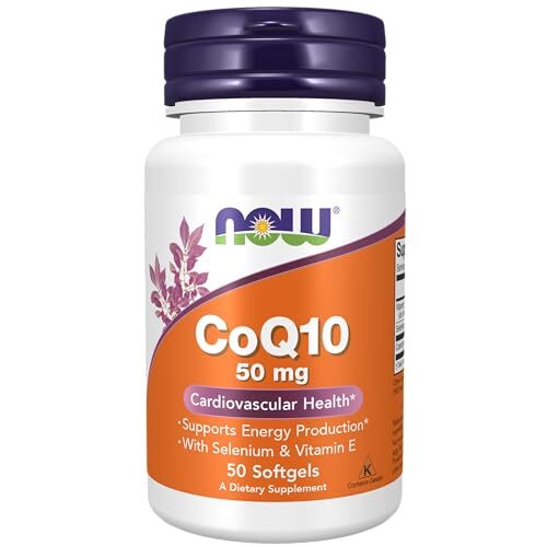 NOW FOODS CoQ10 50 mg 50 Softgels