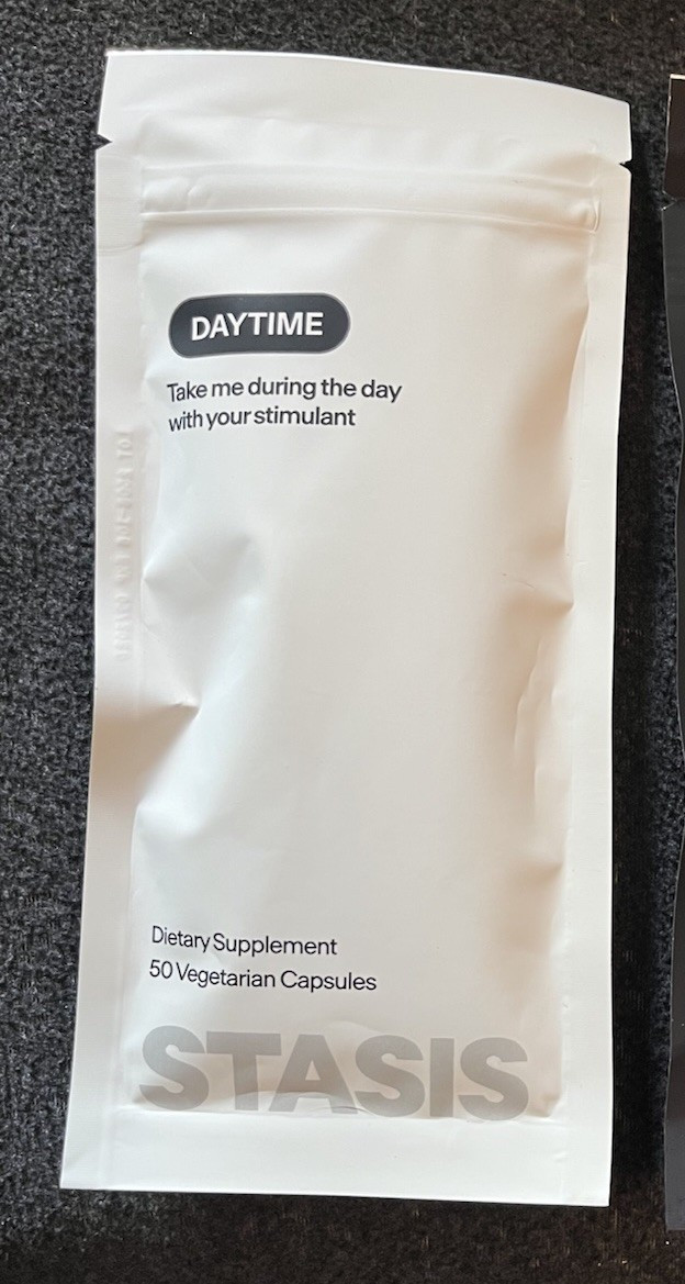 Stasis Daytime Refills – Energy and Focus Supplement 50 Count EXP 9/27