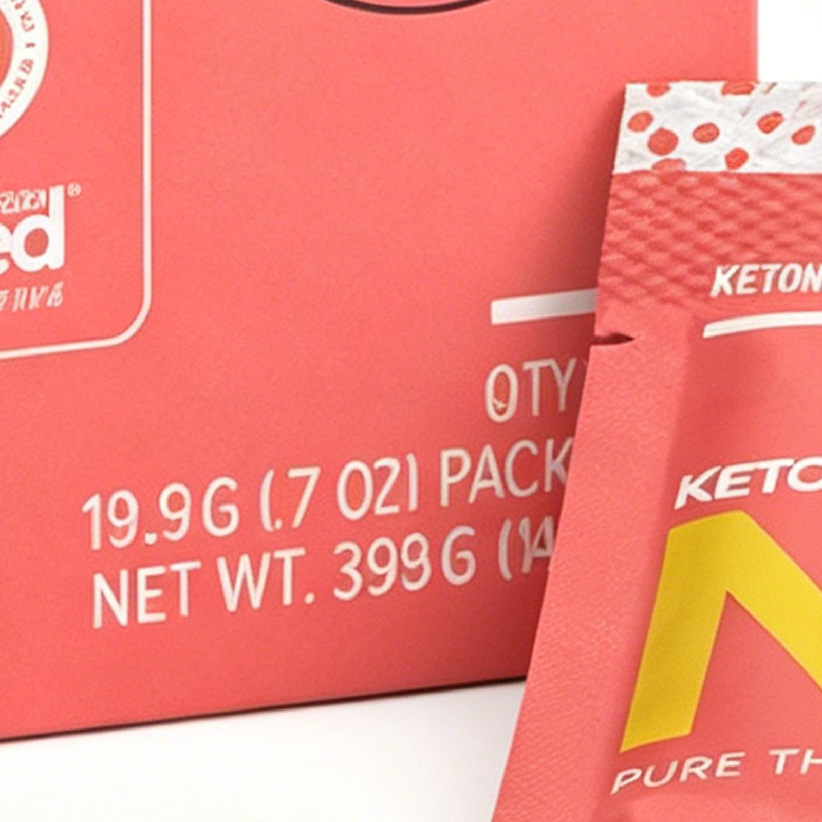 PRUVIT Keto OS NAT Heart Tart Charged Keto Supplement 20 Pack