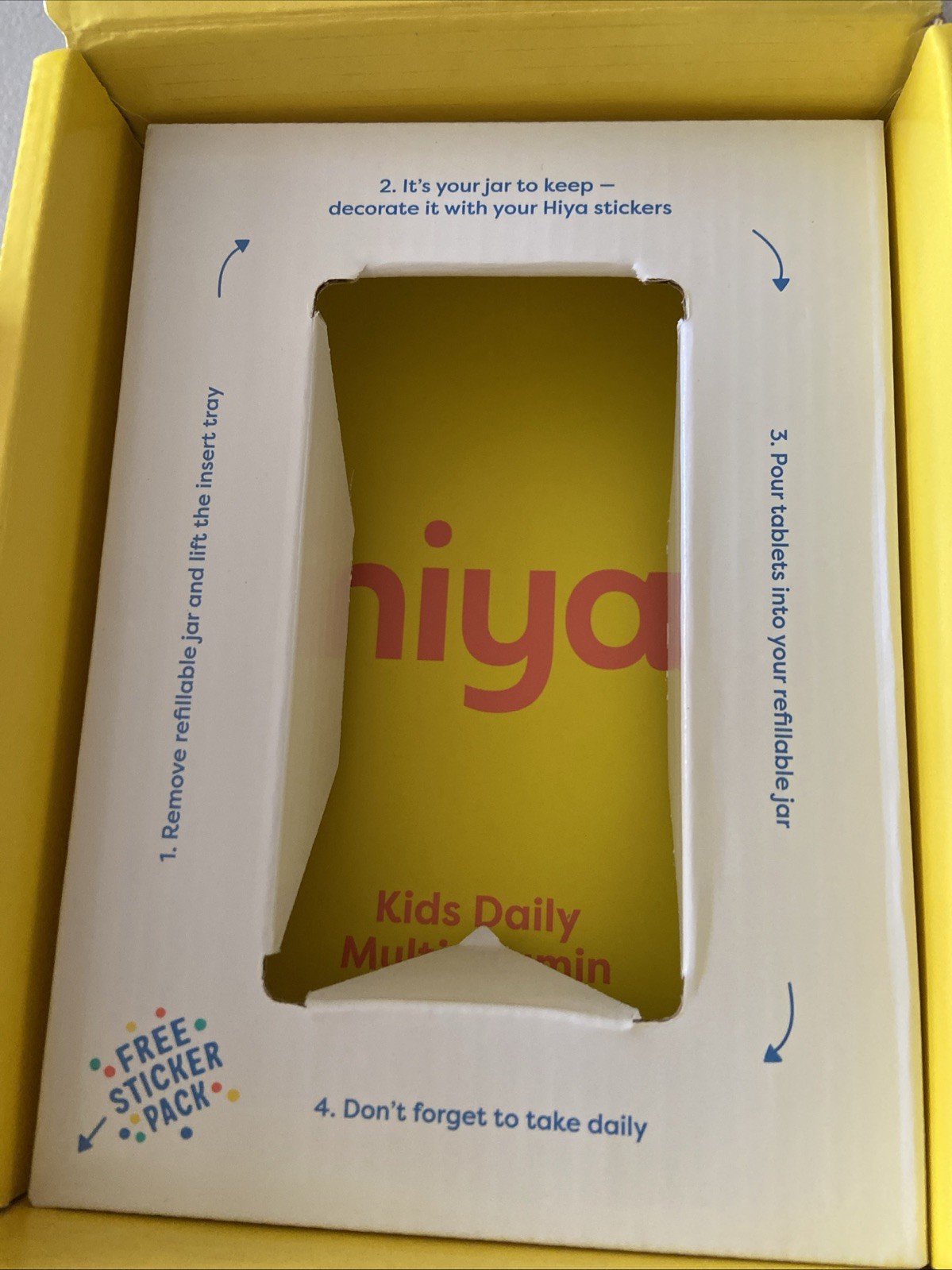 Two NEW Hiya Health Kids Daily Multivitamins 60 days total with bottles
