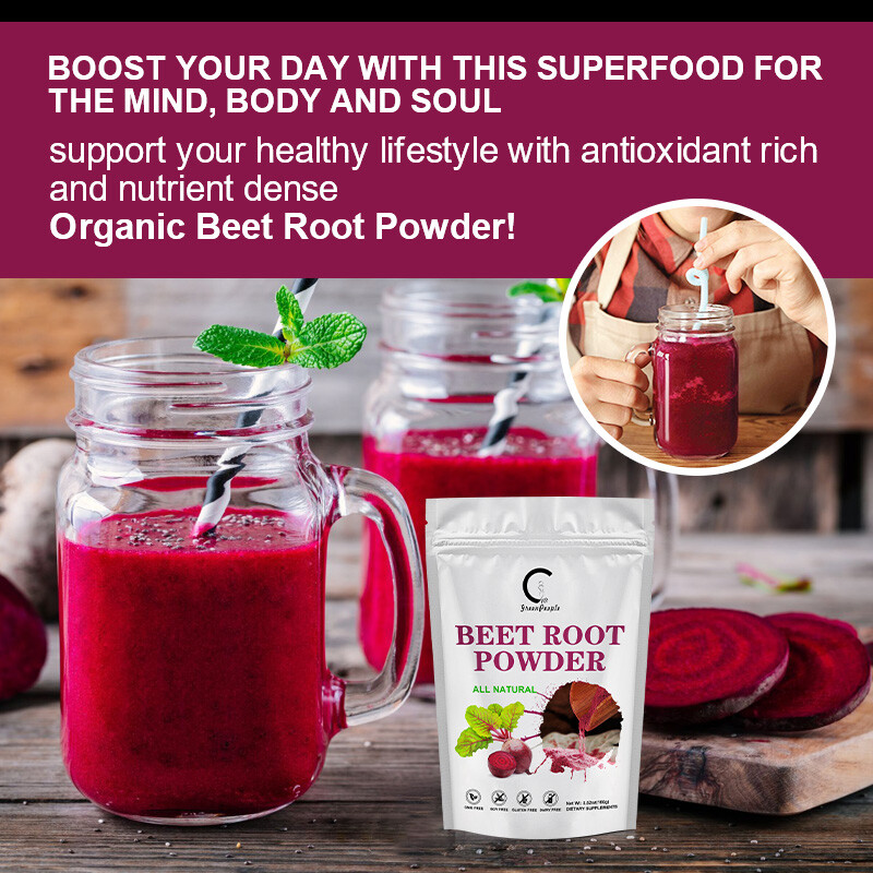 Organic Beet Root Powder – Beets Powder – Beet Juice Powder