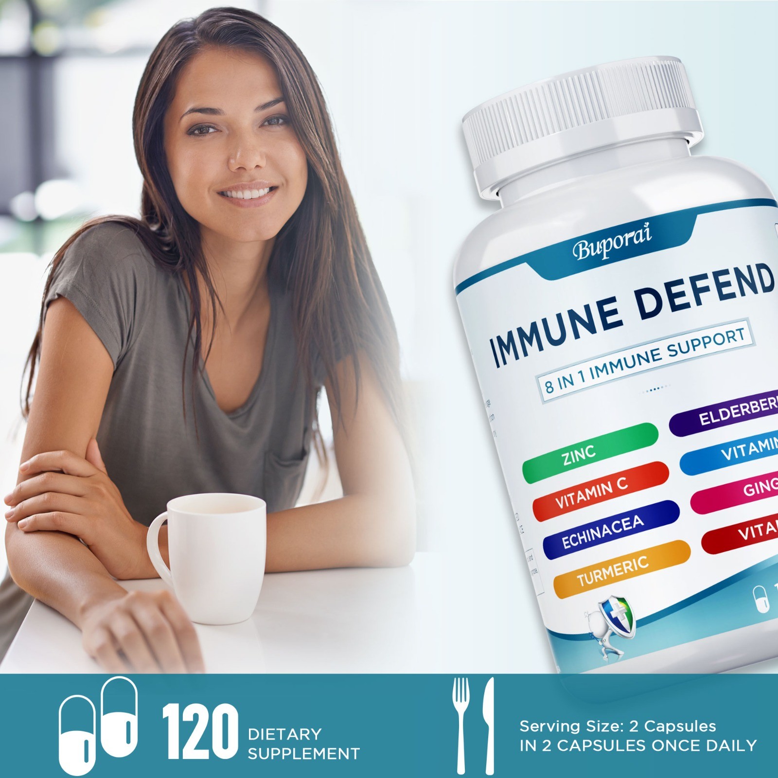 Immune Defense 240pcs – Joint and Bone Support, Boosting Immunity
