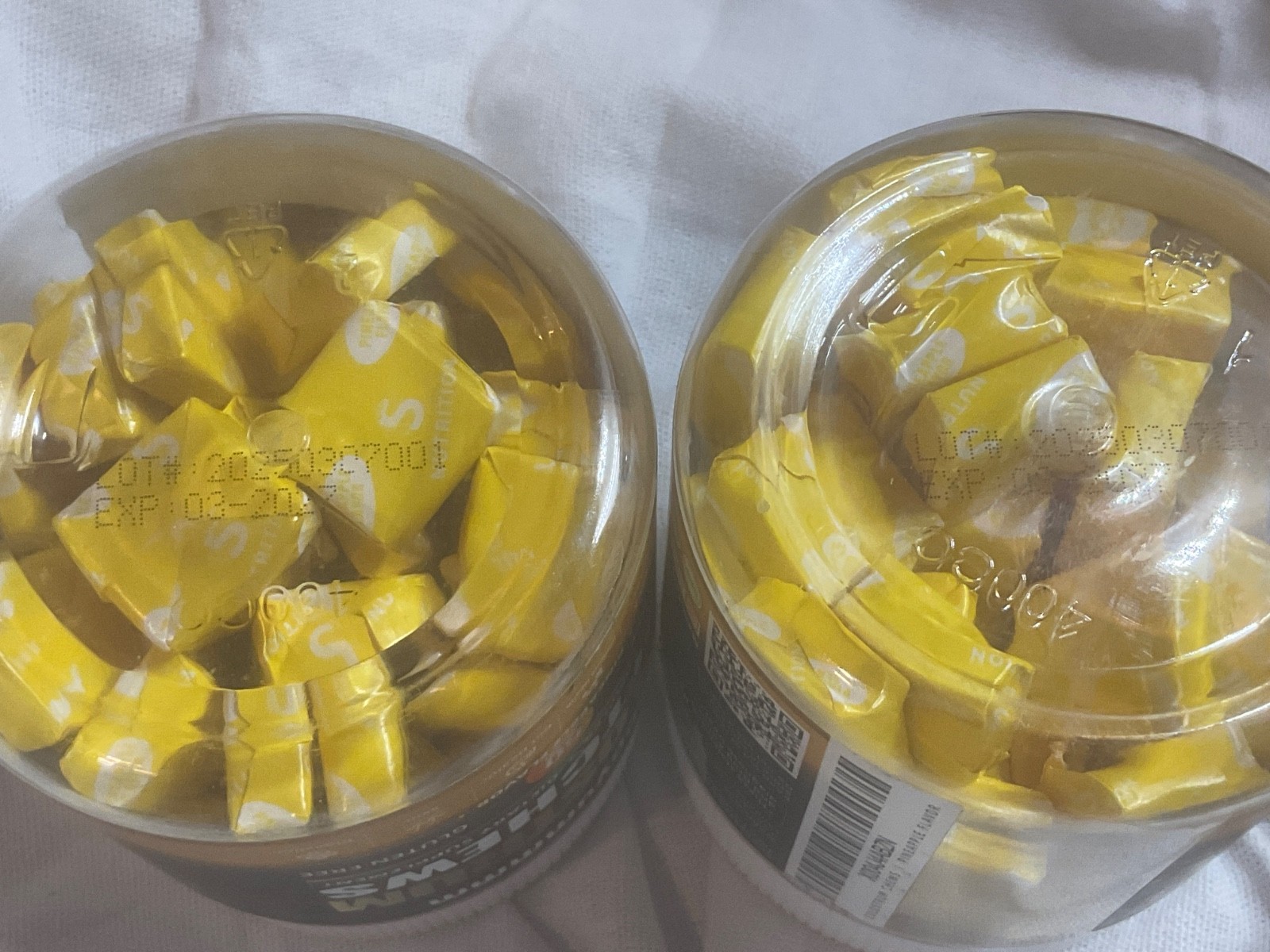 2 Pack Happyummmm Colostrum Softchews- 60 Ct Each Pineapple- Exp 3/27