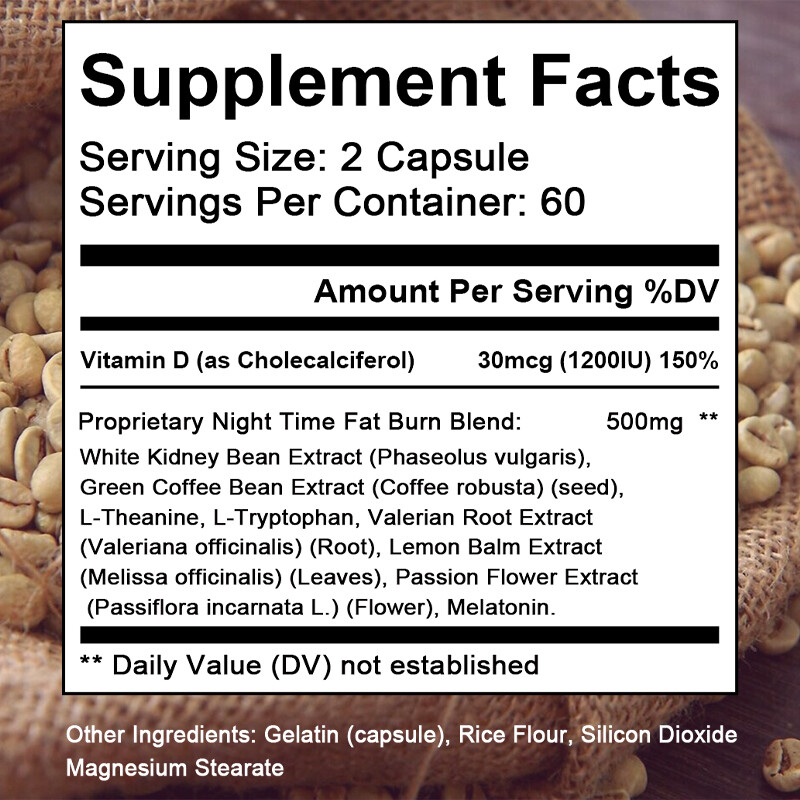 Nighttime Fat Burner – Fast Fat Loss And Gut Health, Appetite Suppression
