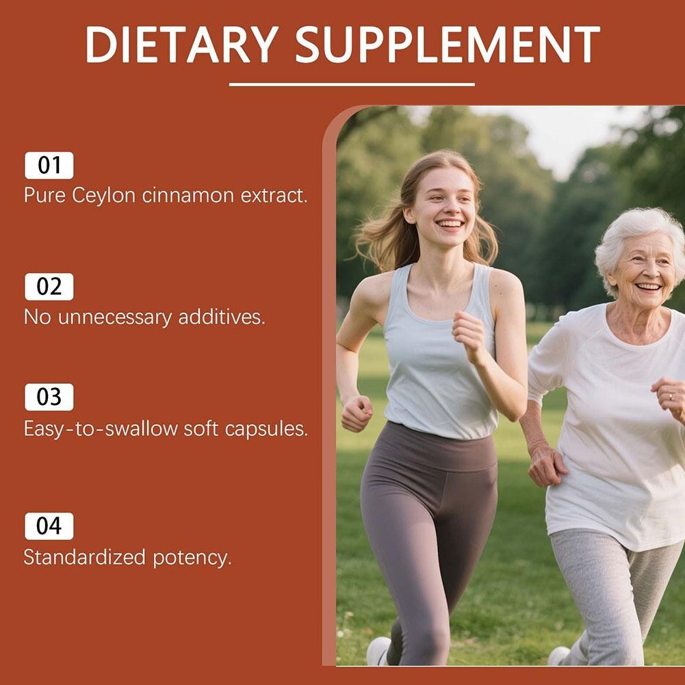 3X Ceylon Equivalent Cinnamon 7,200Mg |300Softgels with MCT Oil|HighlyBioavail`